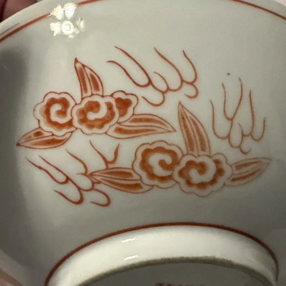Vintage‎ Asian Dragon Motif #50 Bowl 7.50” Diameter X 2.75”Deep Made In Japan